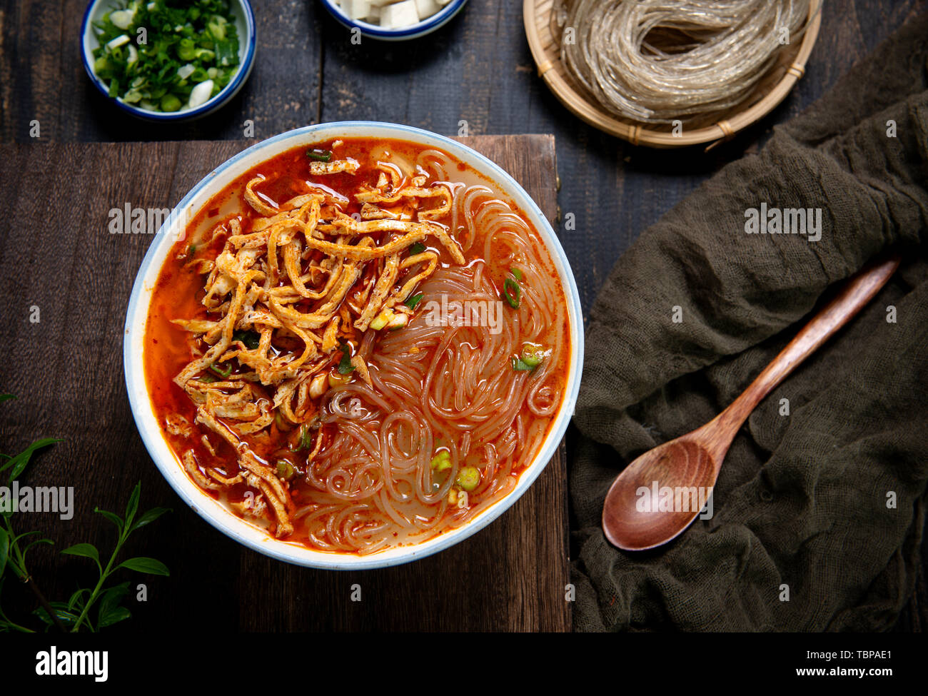 Henan snack Xianxian tofu Küche Stockfoto