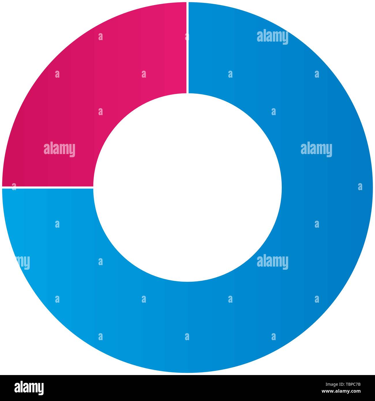 Farbe Diagramm Diagramm Vector Illustration Stock Vektor