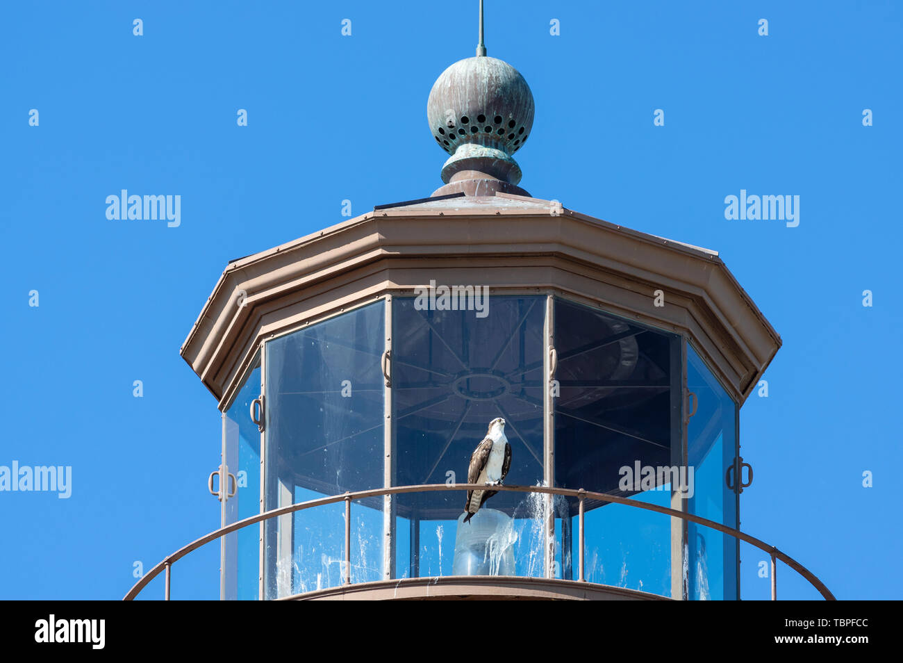 Sanibel Leuchtturm am Leuchtturm Beach Park. Sanibel Island, Florida Stockfoto