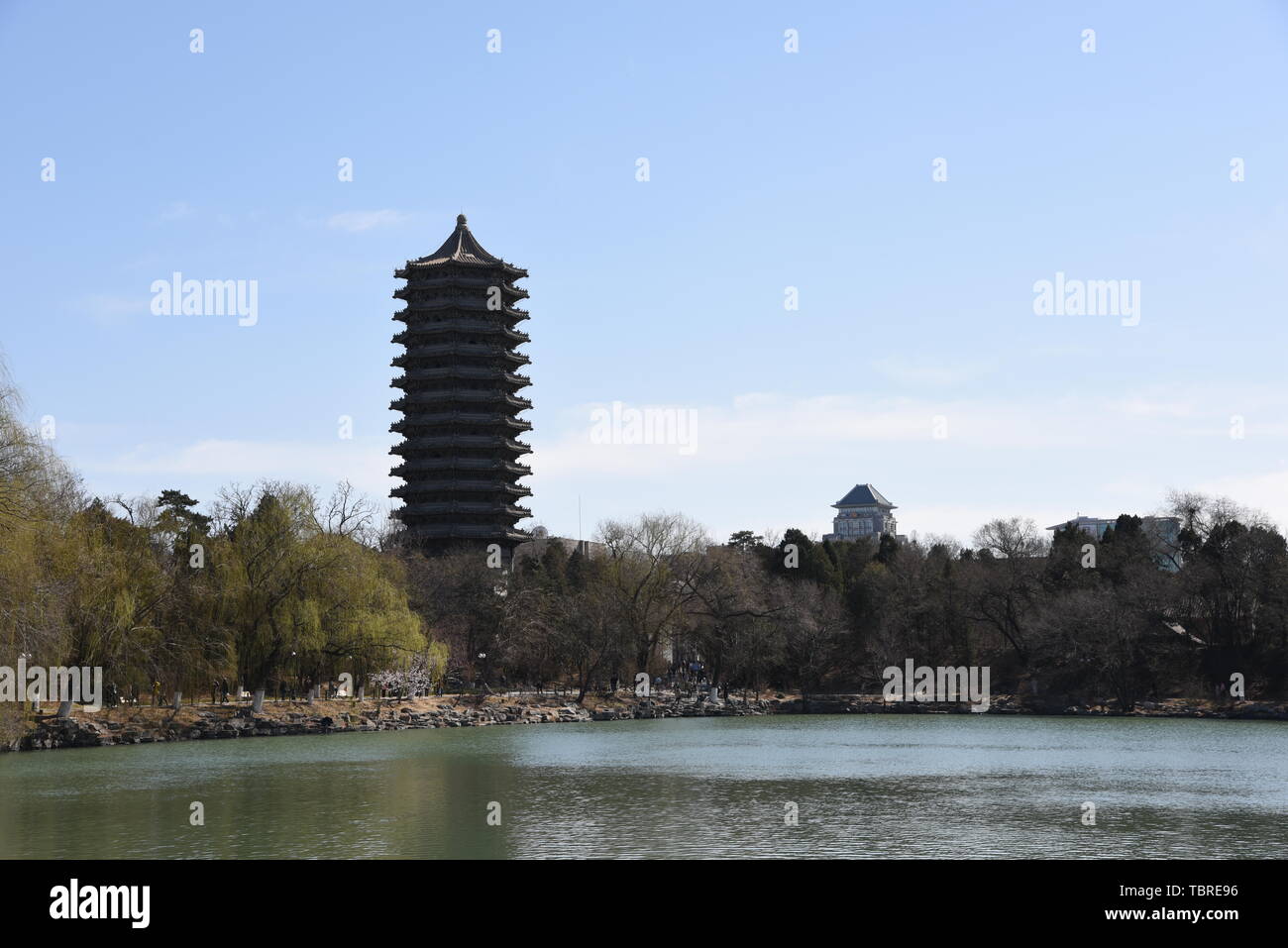 Boyatta, unbekannten See, der Peking Universität Stockfoto