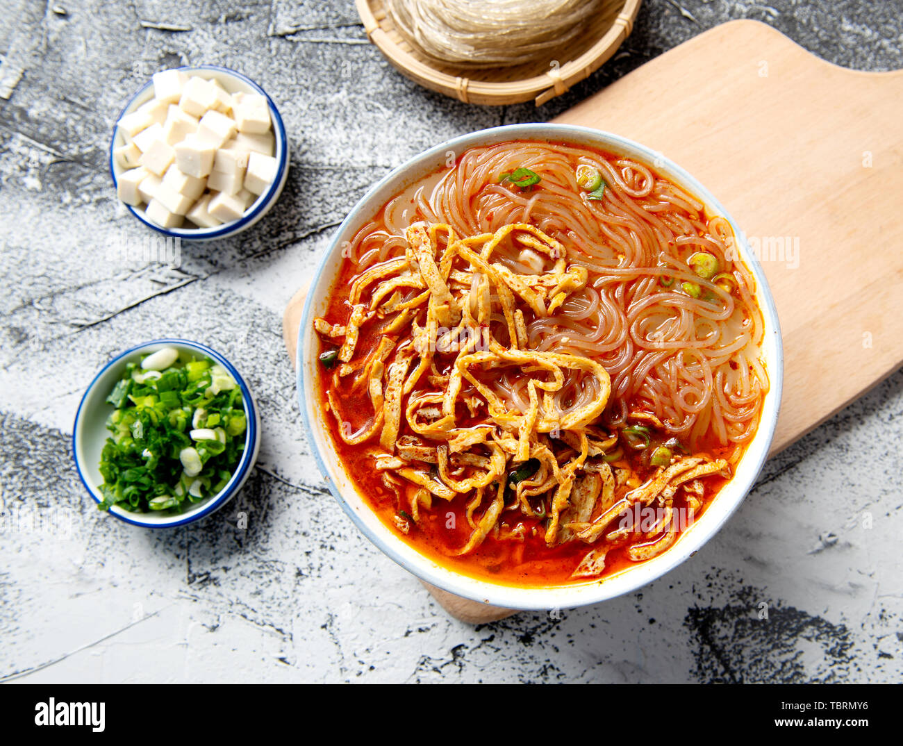 Henan snack Xianxian tofu Küche Stockfoto