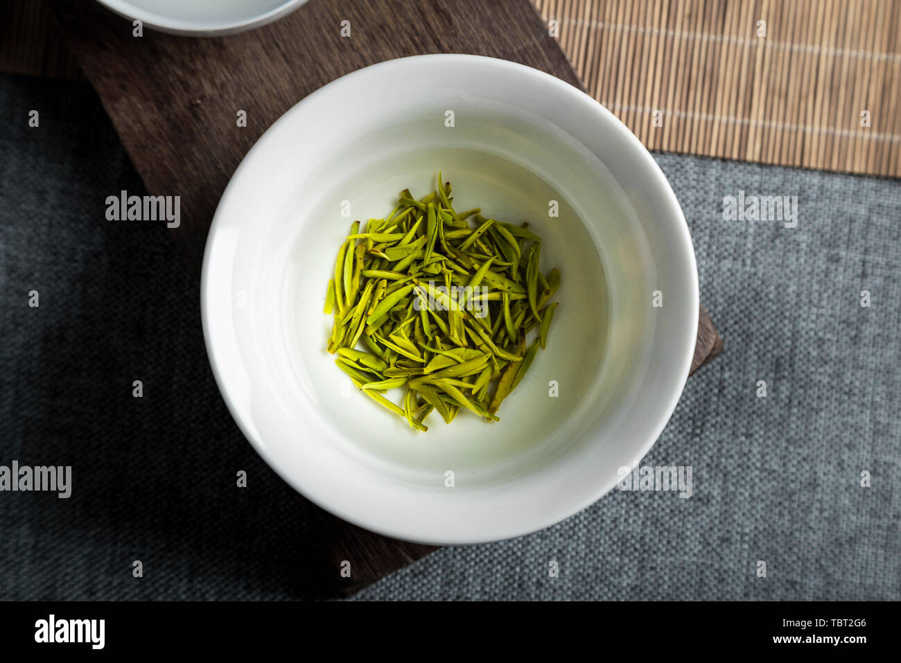 Spezielle hochwertige einzelne Knospe vor Mao Jian in Xinyang Stockfoto