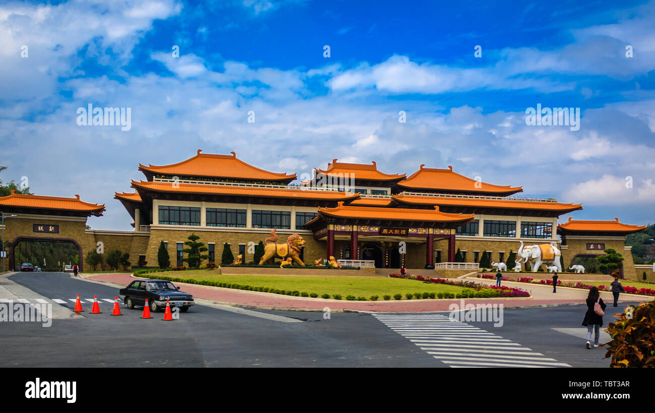Fokuang Shan Buddha Memorial Hall, Kaohsiung, Taiwan Stockfoto