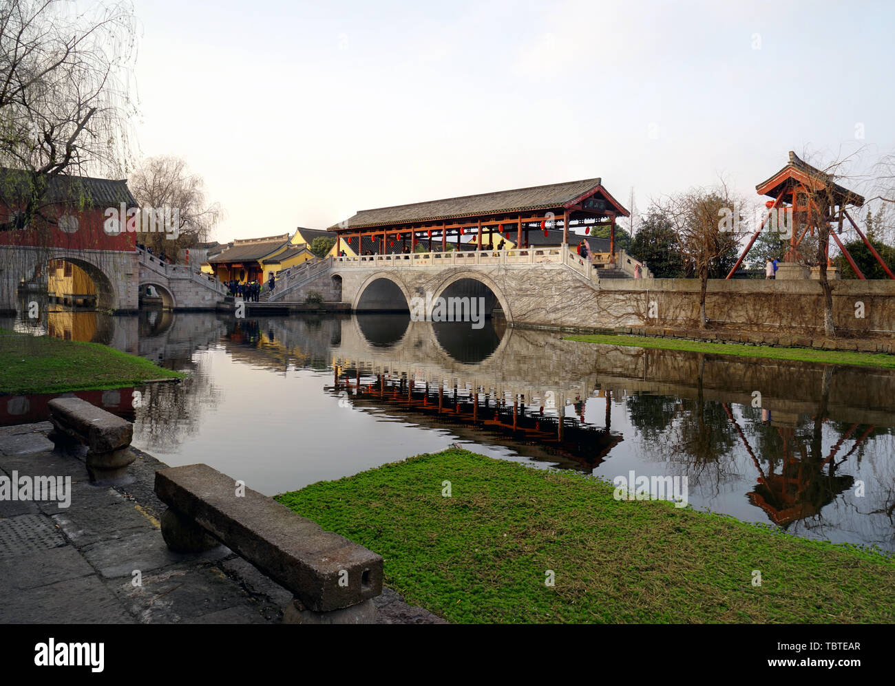 Anchang antike Stadt Stockfoto