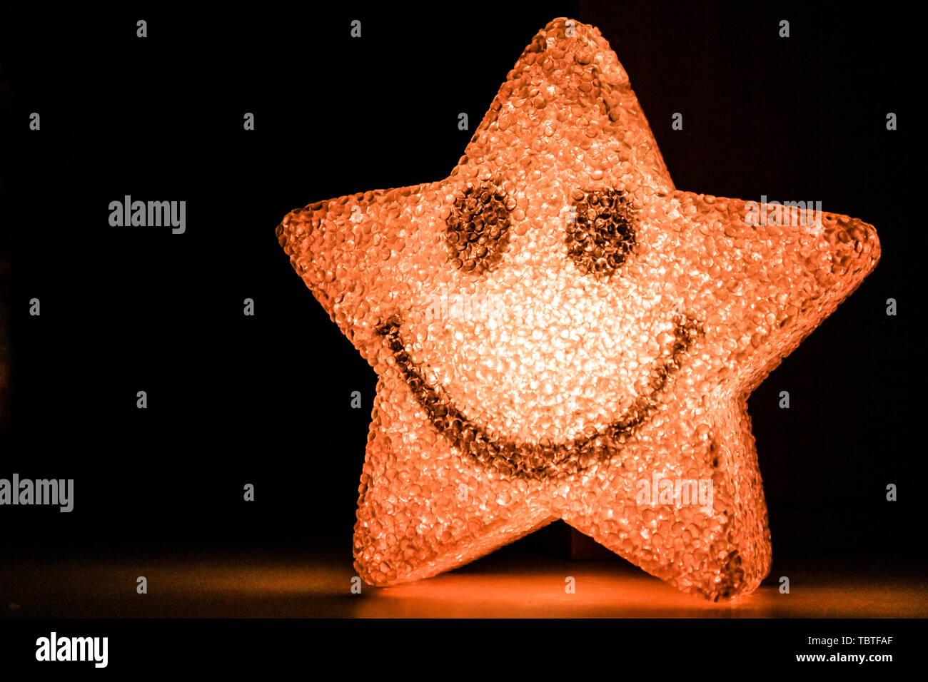 Lächelnd Shining Star Stockfoto