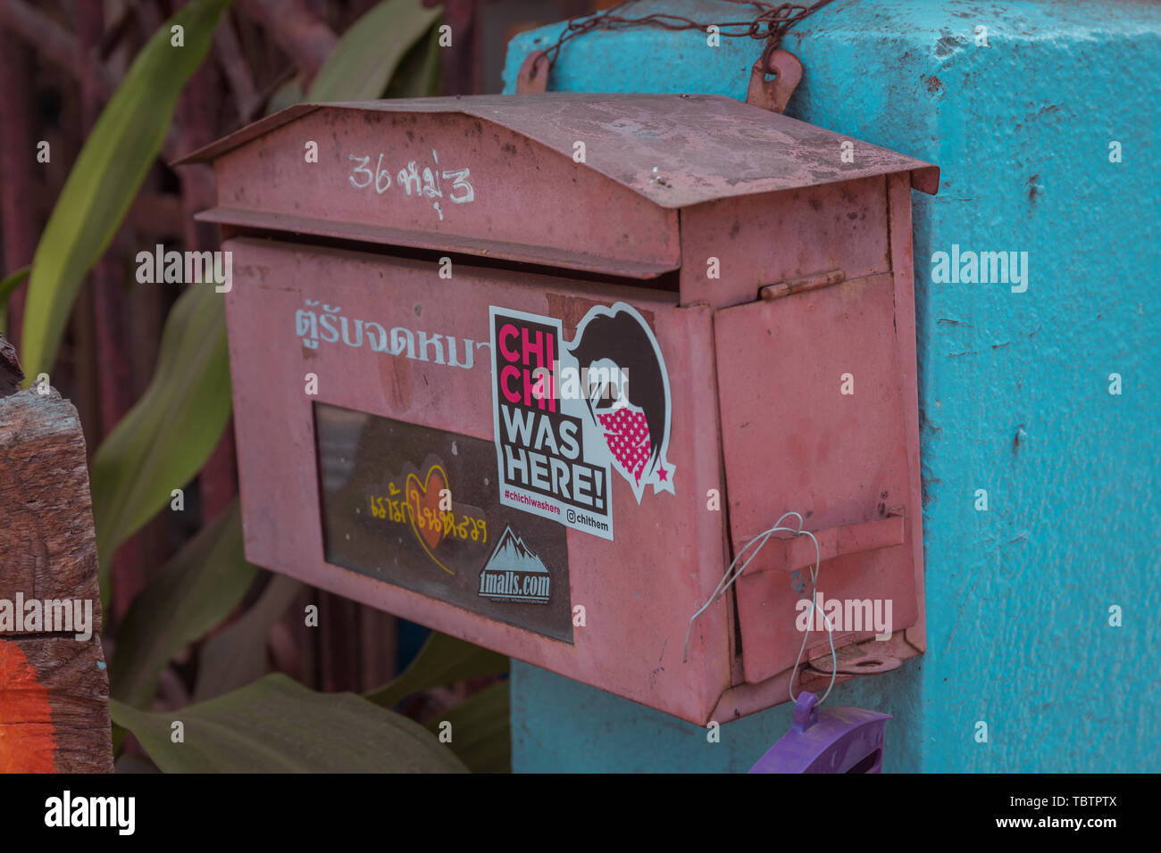 Auf den Straßen von Chiang Mai, Thailand Stockfoto