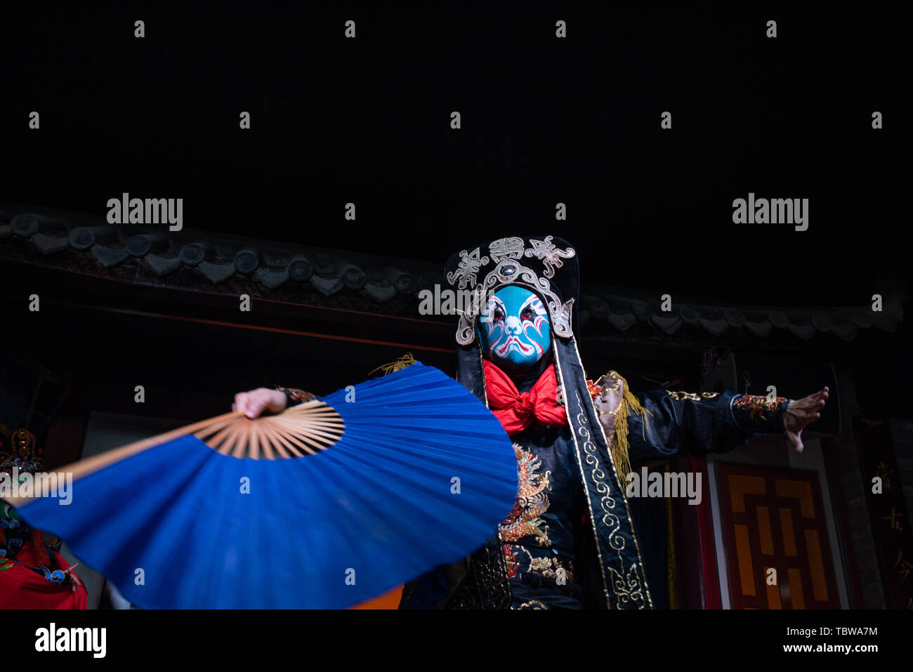 Sichuan Oper auf die Bühne Stockfoto