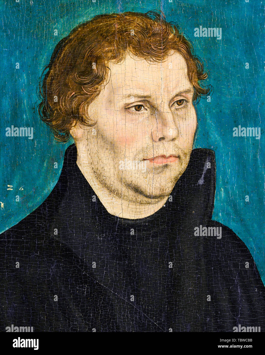 Lucas Cranach der Ältere, Martin Luther, Portrait Malerei, 1526 Stockfoto