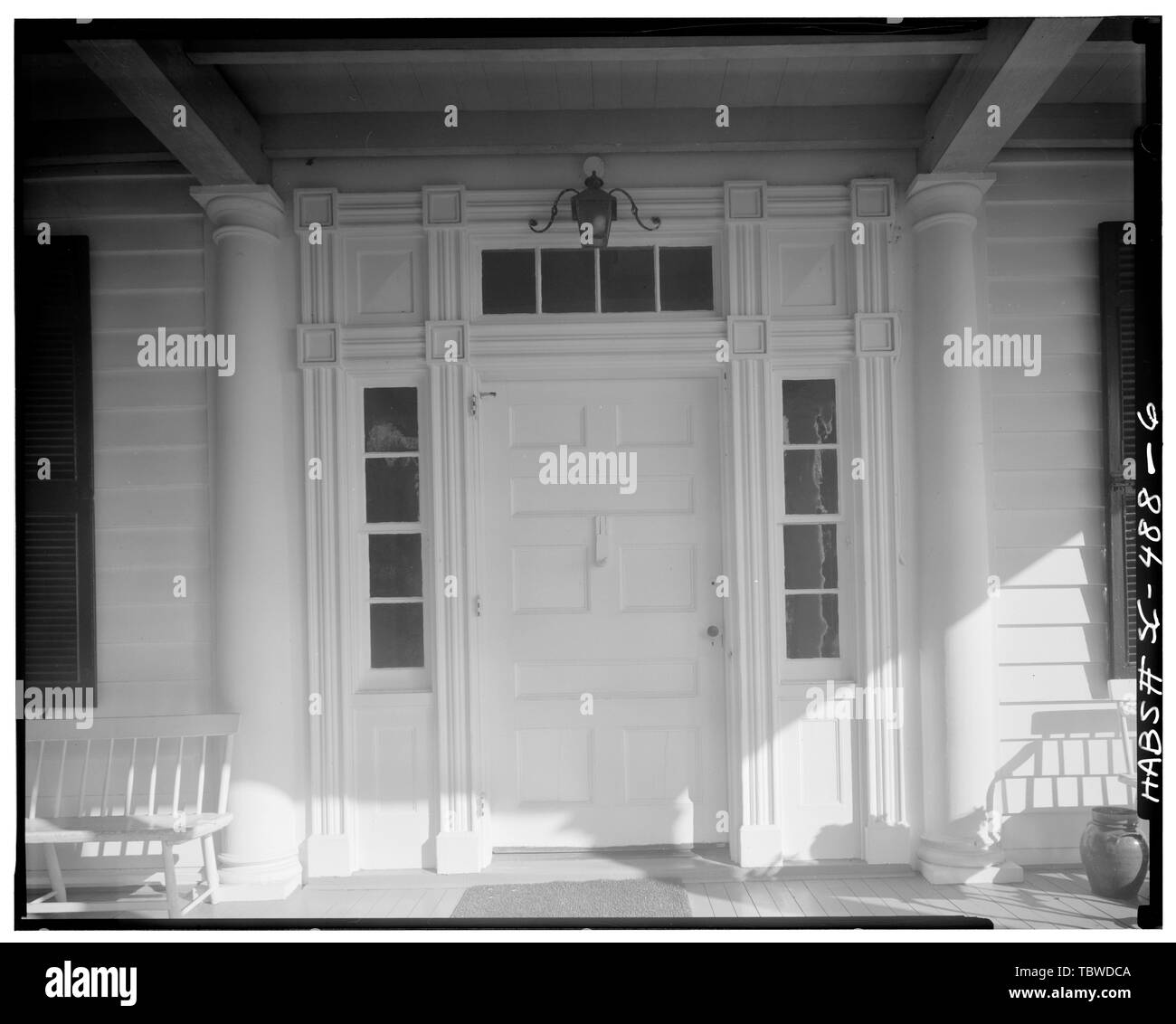 HAUPTEINGANG, SOUTH ELEVATION Tidewater, 302 Federal Street, Beaufort, Beaufort County, SC Stockfoto