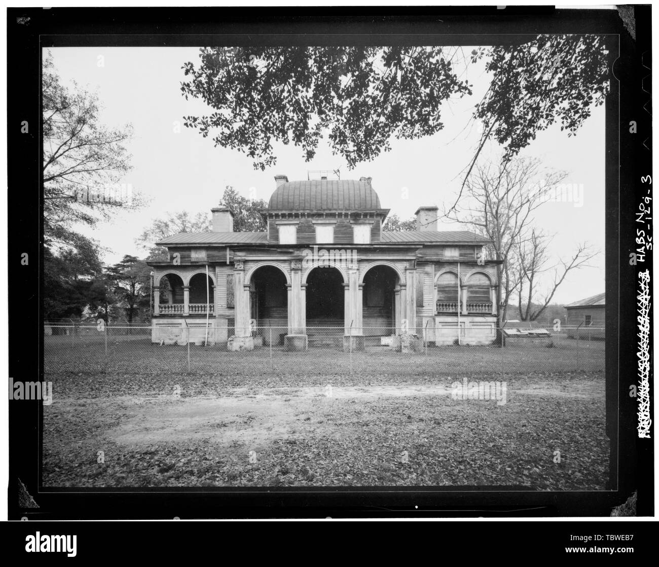 HAUPTHAUS, WESTFRONT Kensington Plantation, Haupthaus, U.S. Route 601, Eastover, Richland County, SC Stockfoto