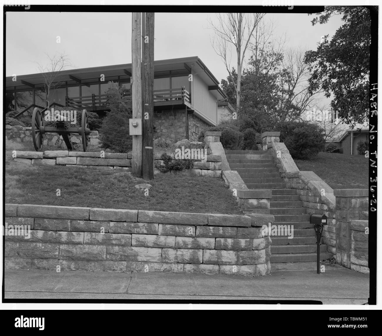 Missionarische RIDGE, GARRITY IN ALABAMA BATTERIE. Ansicht e.Chattanooga National Military Park Tour Straßen, Chattanooga, Hamilton County, TN US-Krieg National Park Service Davis, Tim, Historiker Brooks, Peter, Feld team Projektleiter Croteau, Todd, Projektleiter Junge, Kelly, Sender Stockfoto