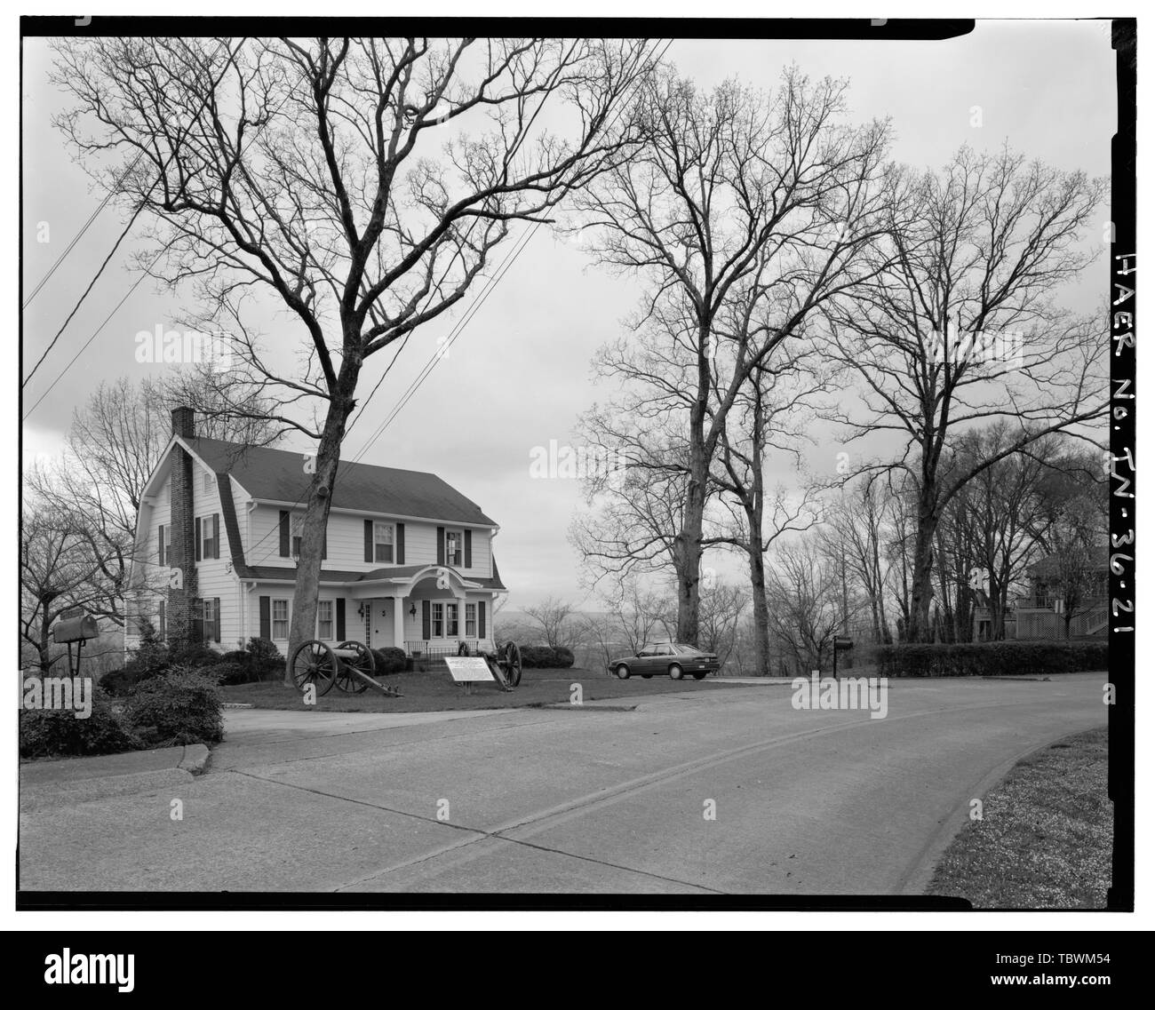 Missionarische RIDGE, MABANE VON TENNESSEE BATTERIE. Ansicht: 5-15. Chattanooga National Military Park Tour Straßen, Chattanooga, Hamilton County, TN US-Krieg National Park Service Davis, Tim, Historiker Brooks, Peter, Feld team Projektleiter Croteau, Todd, Projektleiter Junge, Kelly, Sender Stockfoto