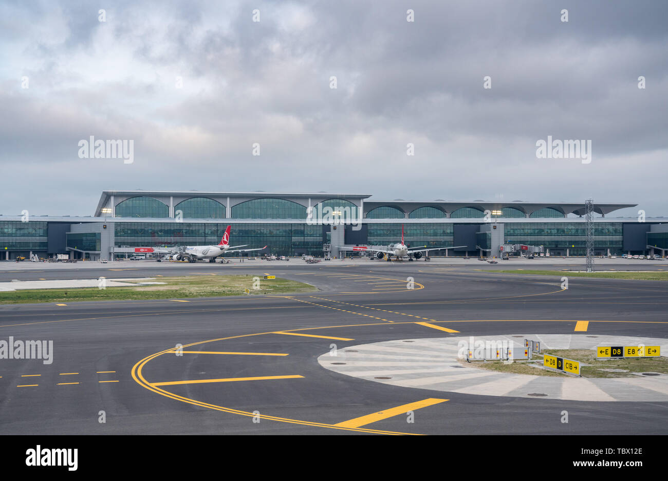 Neue Flughafen Istanbul in der Türkei Stockfoto