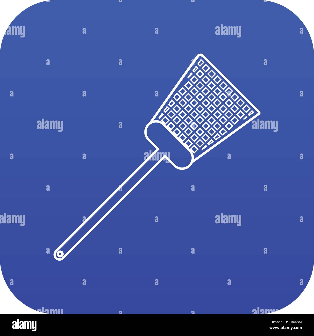 Swatter Symbol blau Vektor Stock Vektor