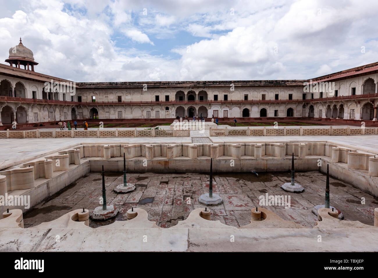 Agra Fort, Agra, Uttar Pradesh, Nordindien Stockfoto