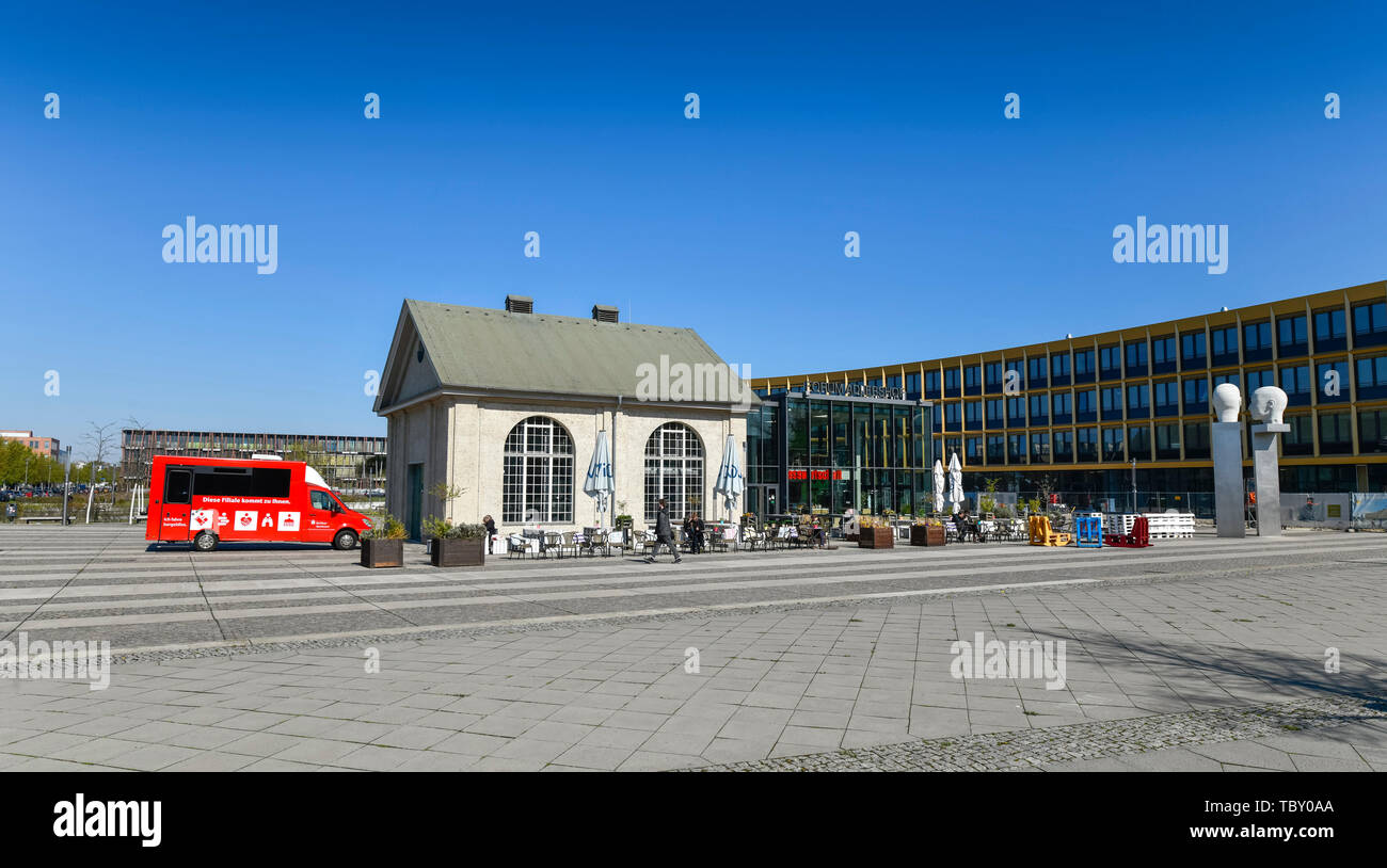 Forum statt, Adler, Treptow-Köpenick, Berlin, Deutschland, Forumplatz, Adlershof, Deutschland Stockfoto