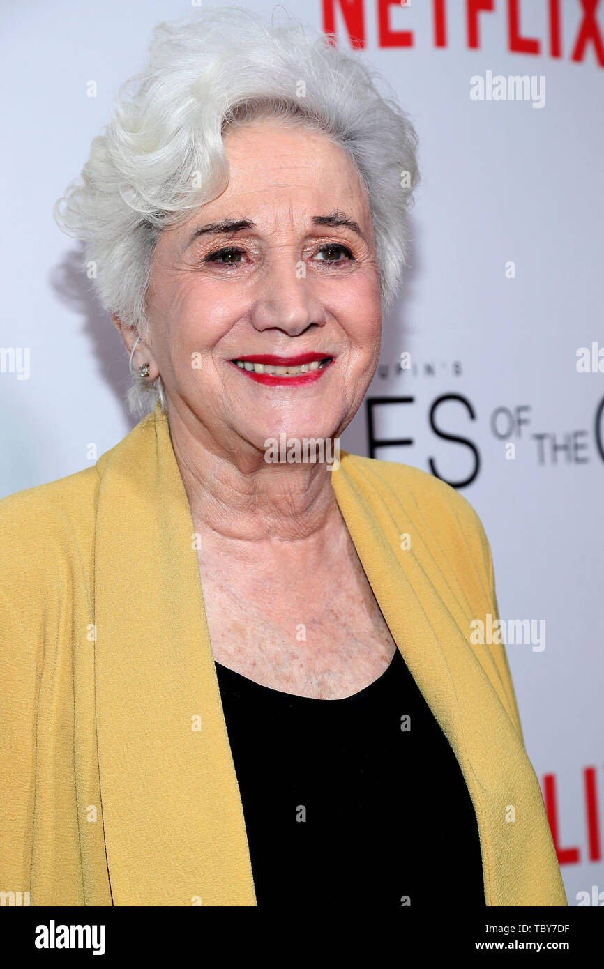 New York, USA. 3. Juni, 2019. Olympia Dukakis an Geschichten des Armistead Maupin" der Stadt New York City Premiere auf Metrograph. Quelle: Steve Mack/Alamy leben Nachrichten Stockfoto