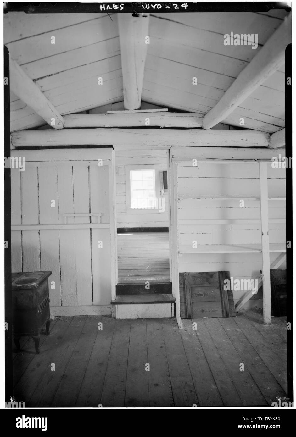 Von Menor Fähre (Museum), Snake River, Elche, Teton County, WY Menor, William D Stockfoto