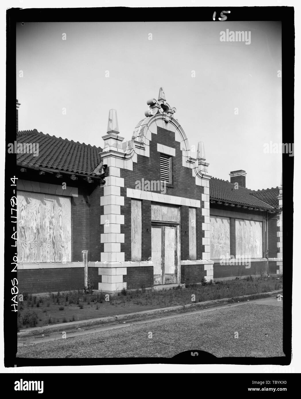 PacificTexas Missouri Pacific Railroad Station, Zehnten und Jackson Straßen, Alexandria, Rapides Parish, LA MissouriPacific Eisenbahngesellschaft Longstaff, H Stadt Alexandria Powell, J L Hudson, U P Moore, R N historischen Gesellschaft der Centra Louisiana Calloway, Deborah, Sender Kohara, Jack M, Fotograf Bolton, Robert, Historiker Stockfoto