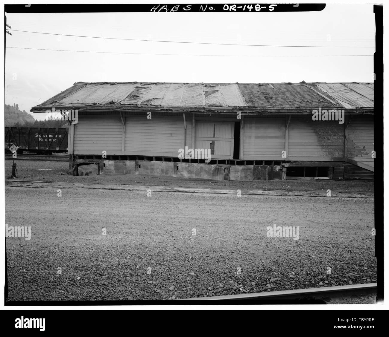 NORTH, East End Southern Pacific Railroad Station, 310 South 7th Street, Springfield, Lane County, ODER Stockfoto