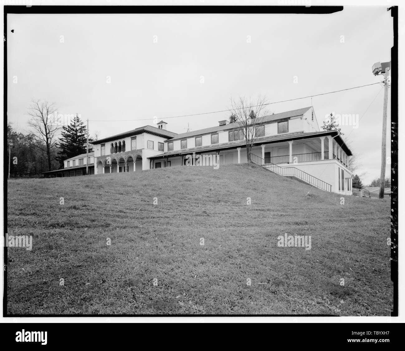 Newton Memorial Hospital, Kinder- Pavillon, Endstation der Rathburn Drive, 0,3 km südwestlich der Kreuzung mit der Glasgow Road, Cassadaga, Chautauqua County, NY Stockfoto