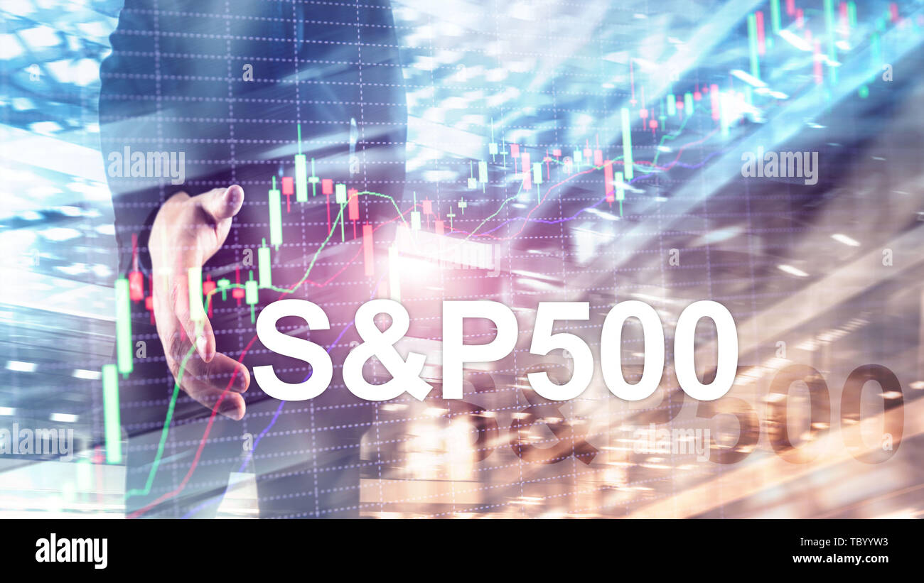 American Stock Market Index S P 500 - SPX. Financial Trading Business Konzept. Stockfoto