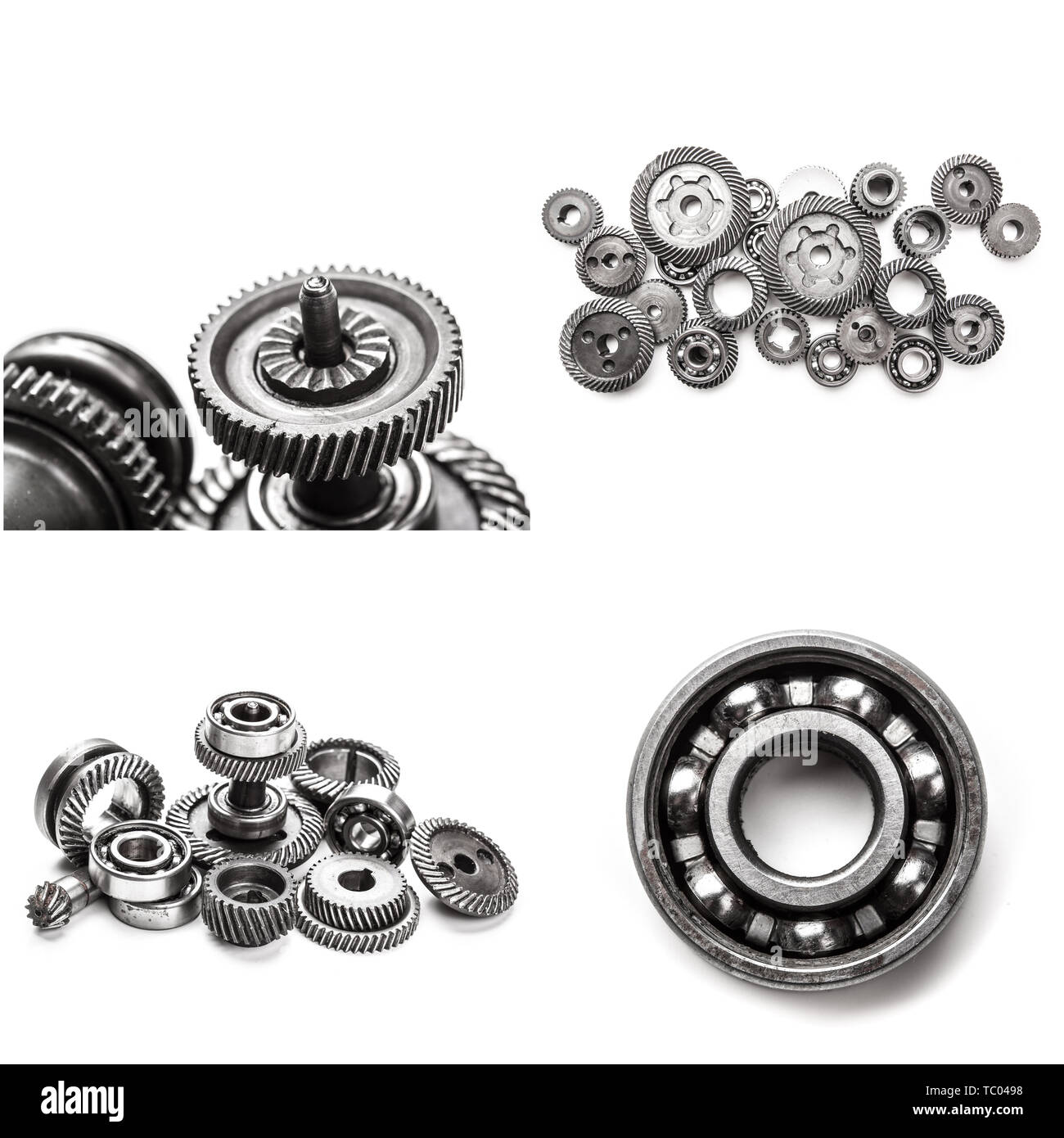 Paar Teile für die Autoindustrie collage Stockfoto