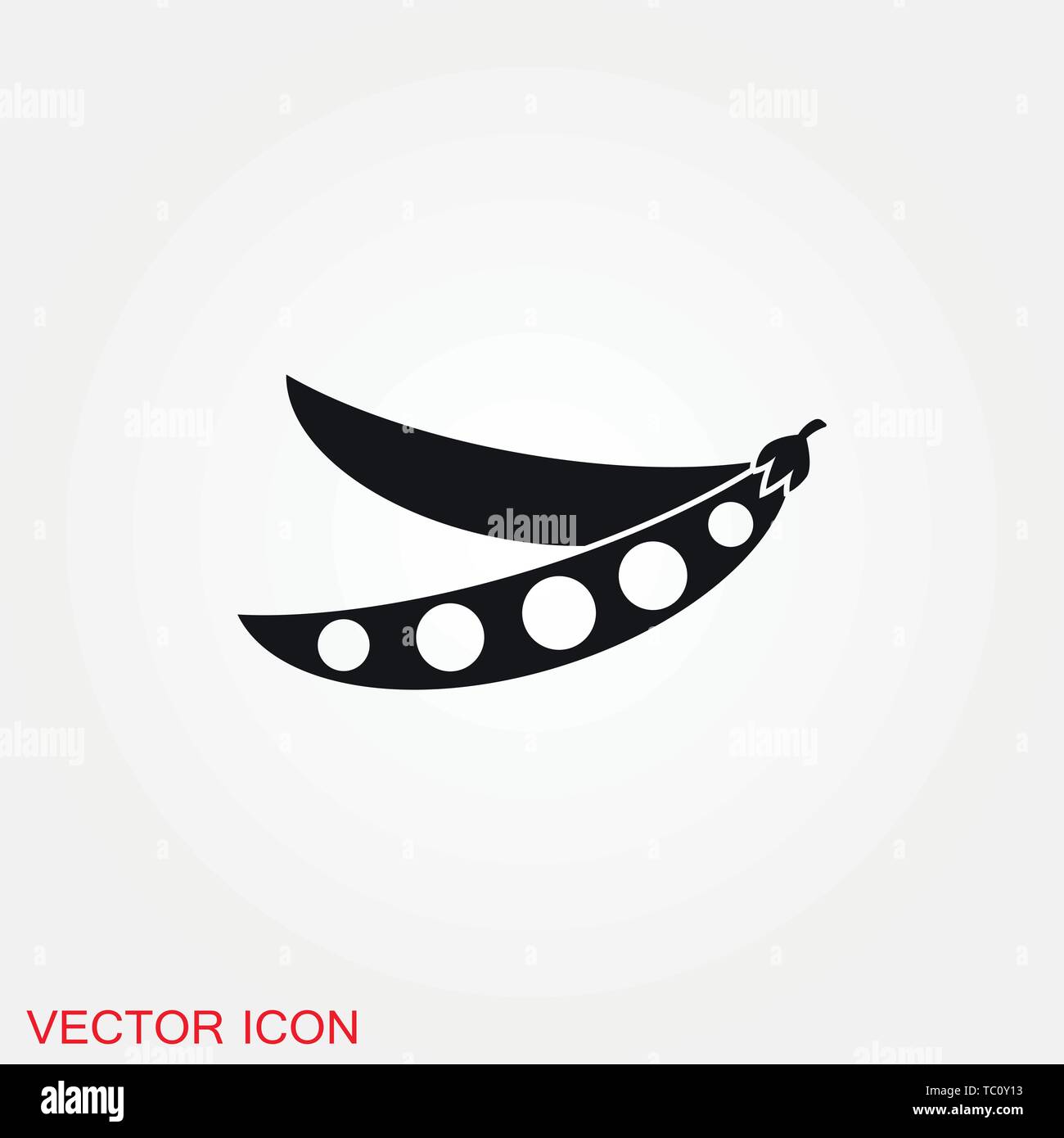 Gemüse Symbol vektor Symbol für Design Stock Vektor