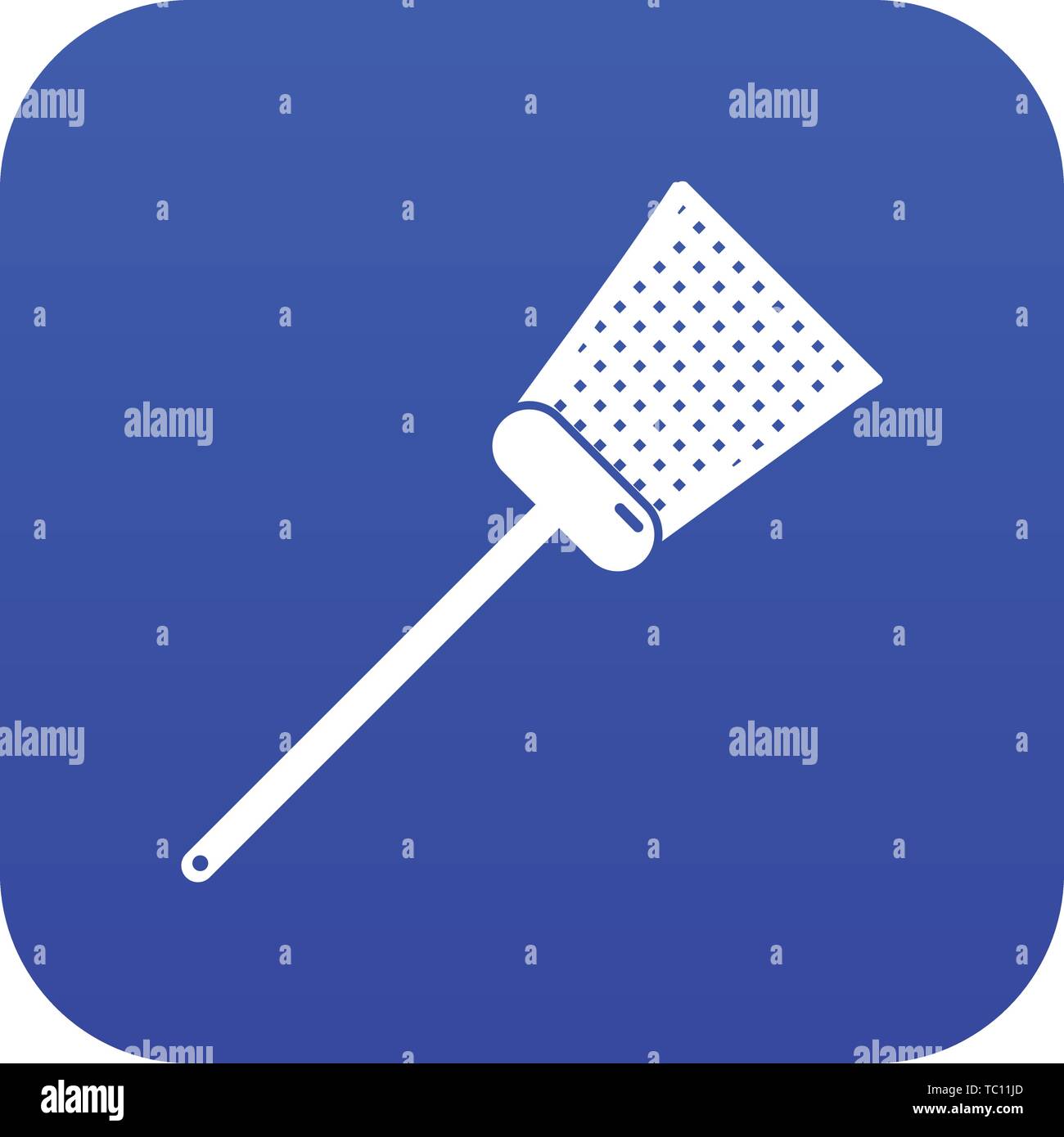 Swatter Symbol blau Vektor Stock Vektor