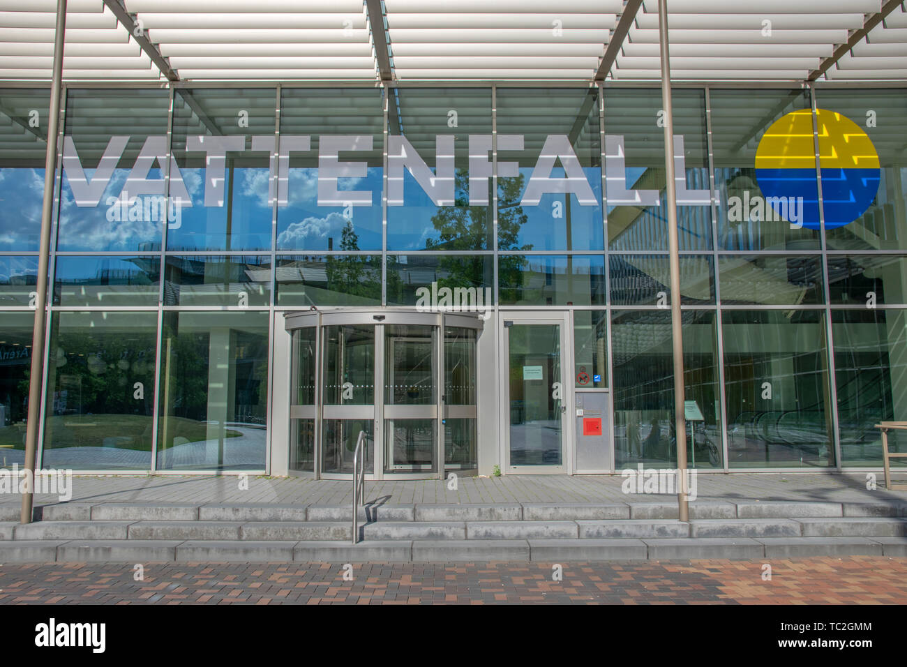 Neue Namen aus der Nuon Unternehmen Vattenfall in Amsterdam Die Niederlande 2019 Stockfoto