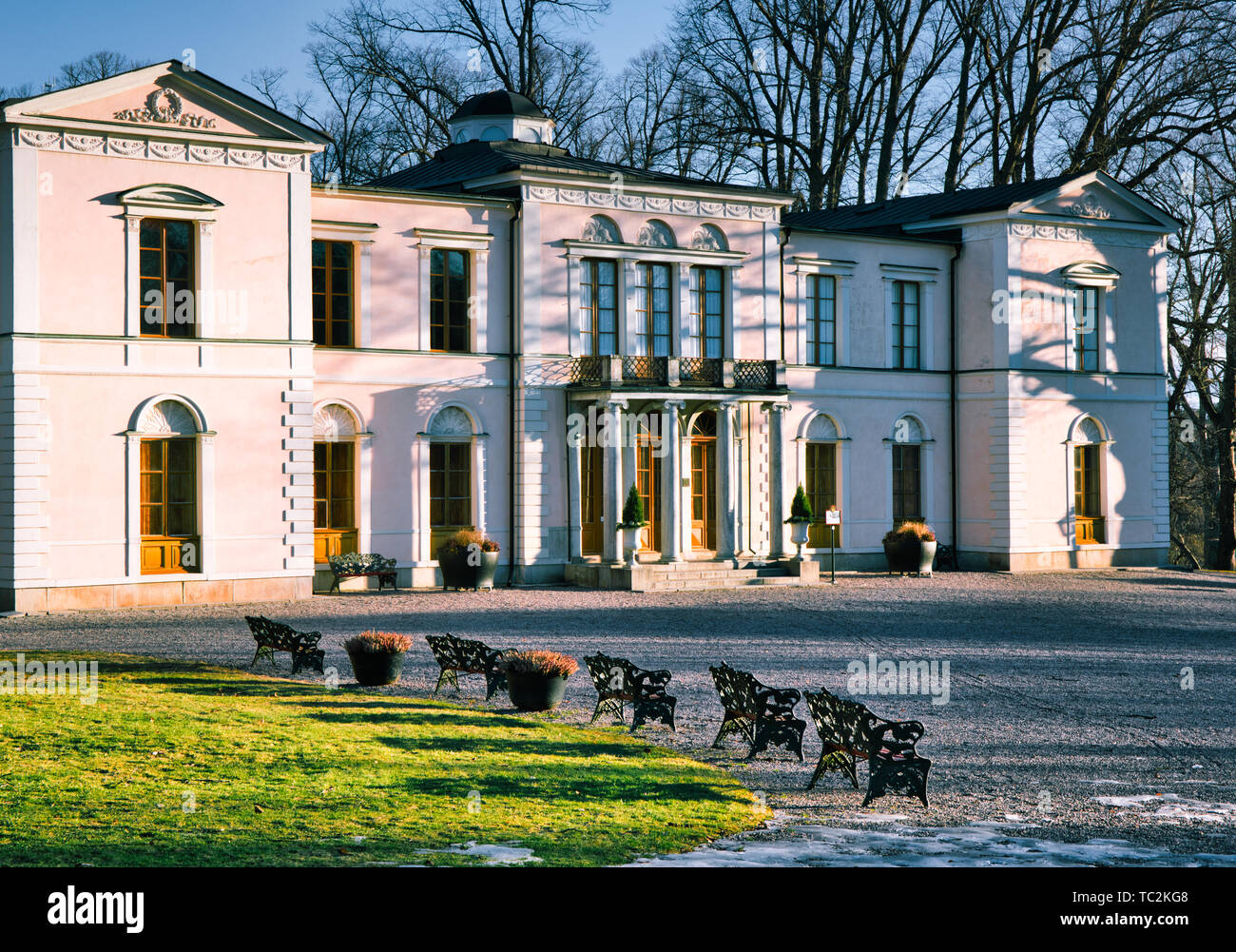 Rosendal Palast (rosendals Slott) Djurgarden Stockholm Schweden Skandinavien Stockfoto