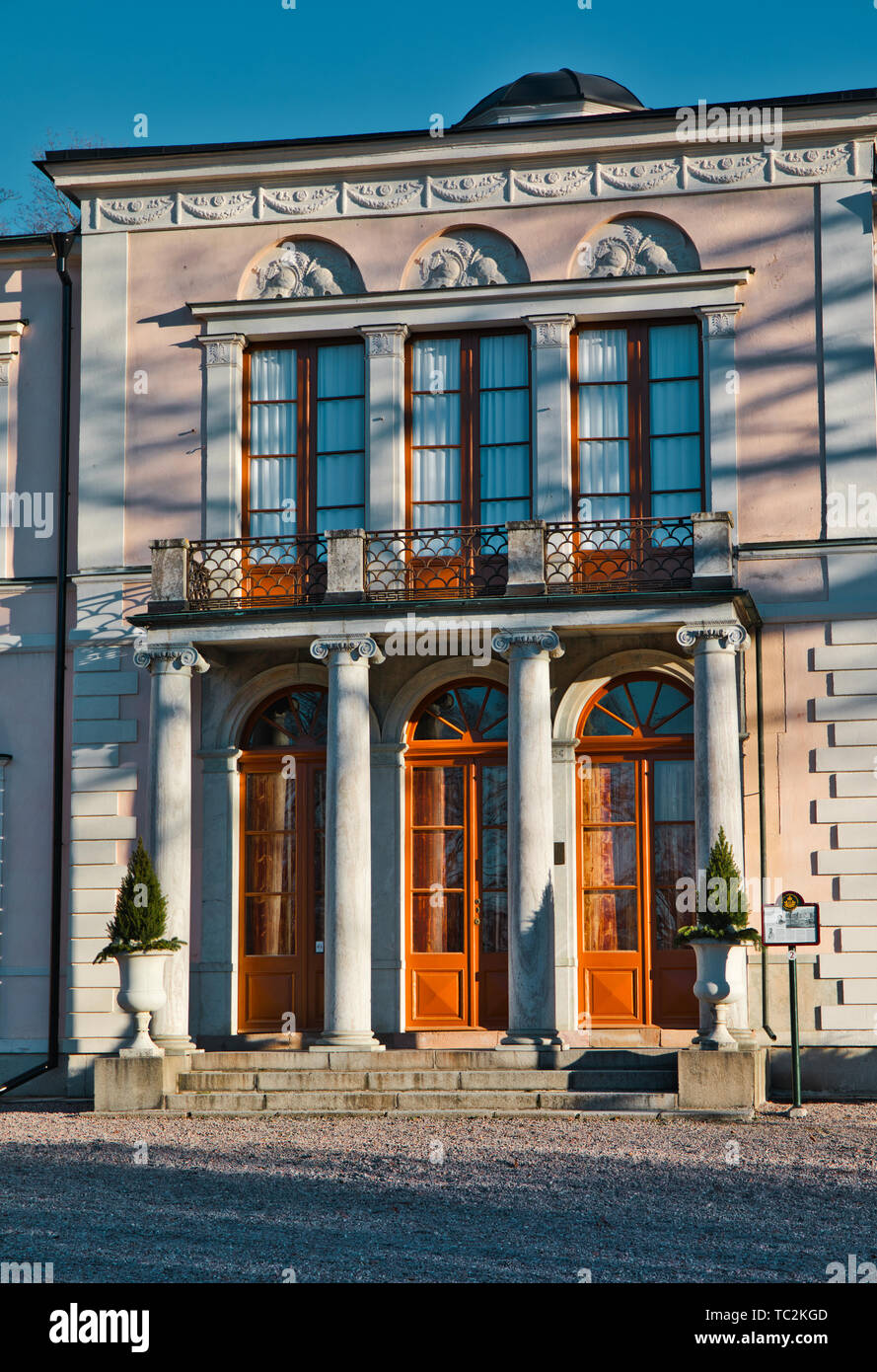 Rosendal Palast (rosendals Slott) Djurgarden Stockholm Schweden Skandinavien Stockfoto
