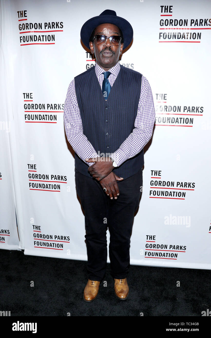 New York, USA. 4. Juni 2019. Fab 5 Freddy am 2019 Gordon Parks Foundation Abendessen und Auktion an Cipriani 42. Straße. Quelle: Steve Mack/Alamy leben Nachrichten Stockfoto