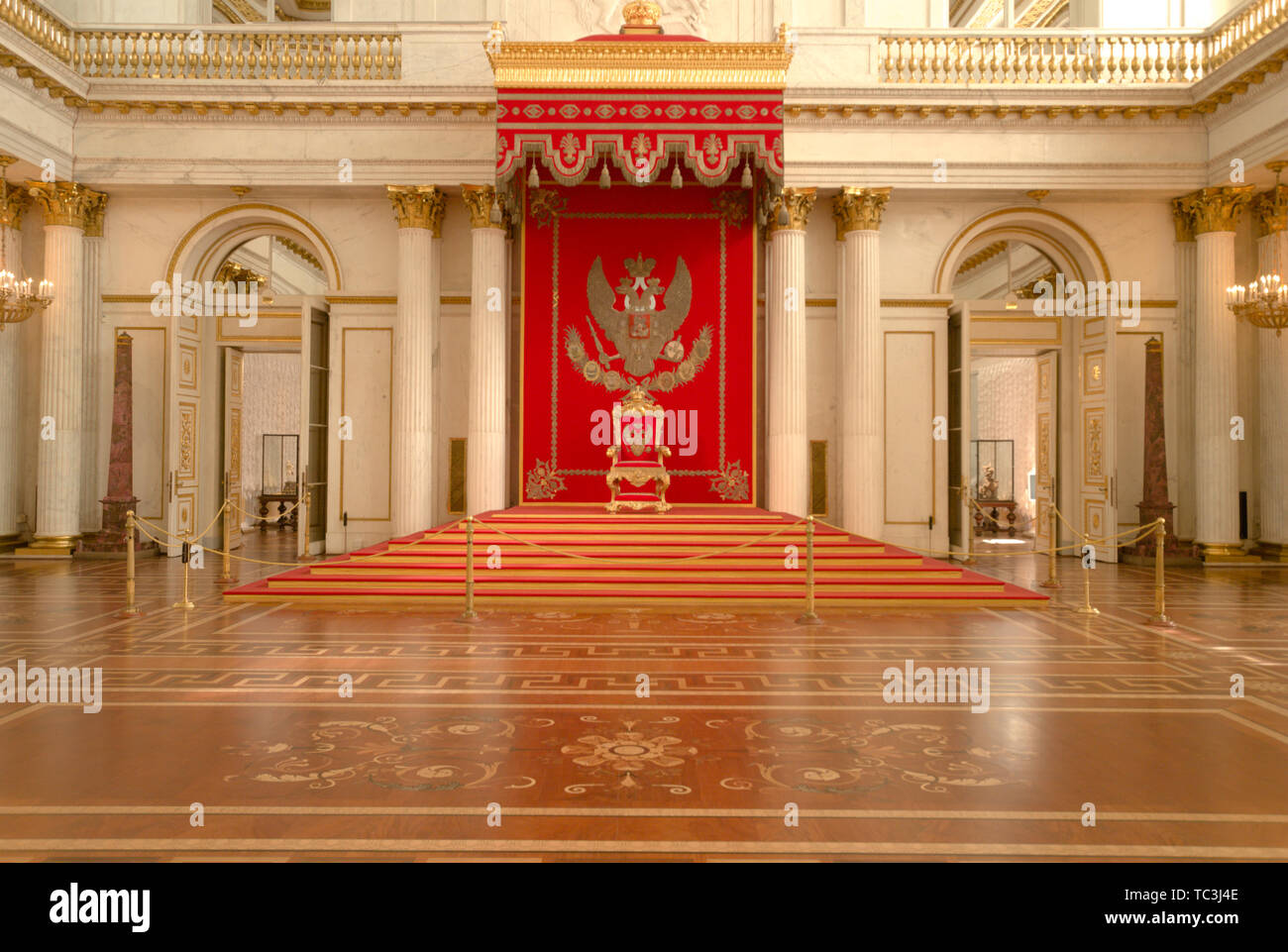 Der Winterpalast der Eremitage, Sankt Petersburg, Russland Stockfoto