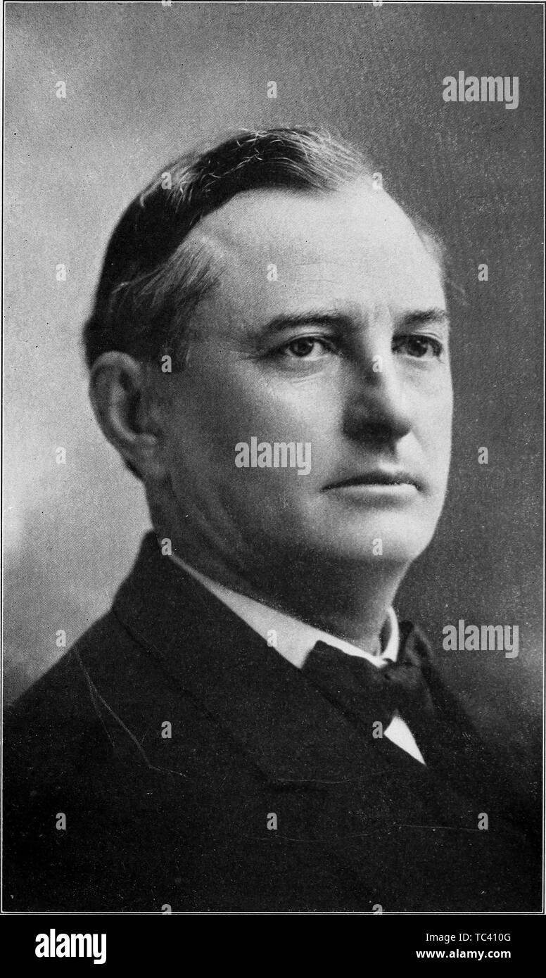Foto Portrait von James Edward Ferguson, der 26 Gouverneur von Texas, aus dem Buch "Buch der Texas' von Harry Yandell Benedikt und John A. Lomax, 1916. Mit freundlicher Genehmigung Internet Archive. () Stockfoto