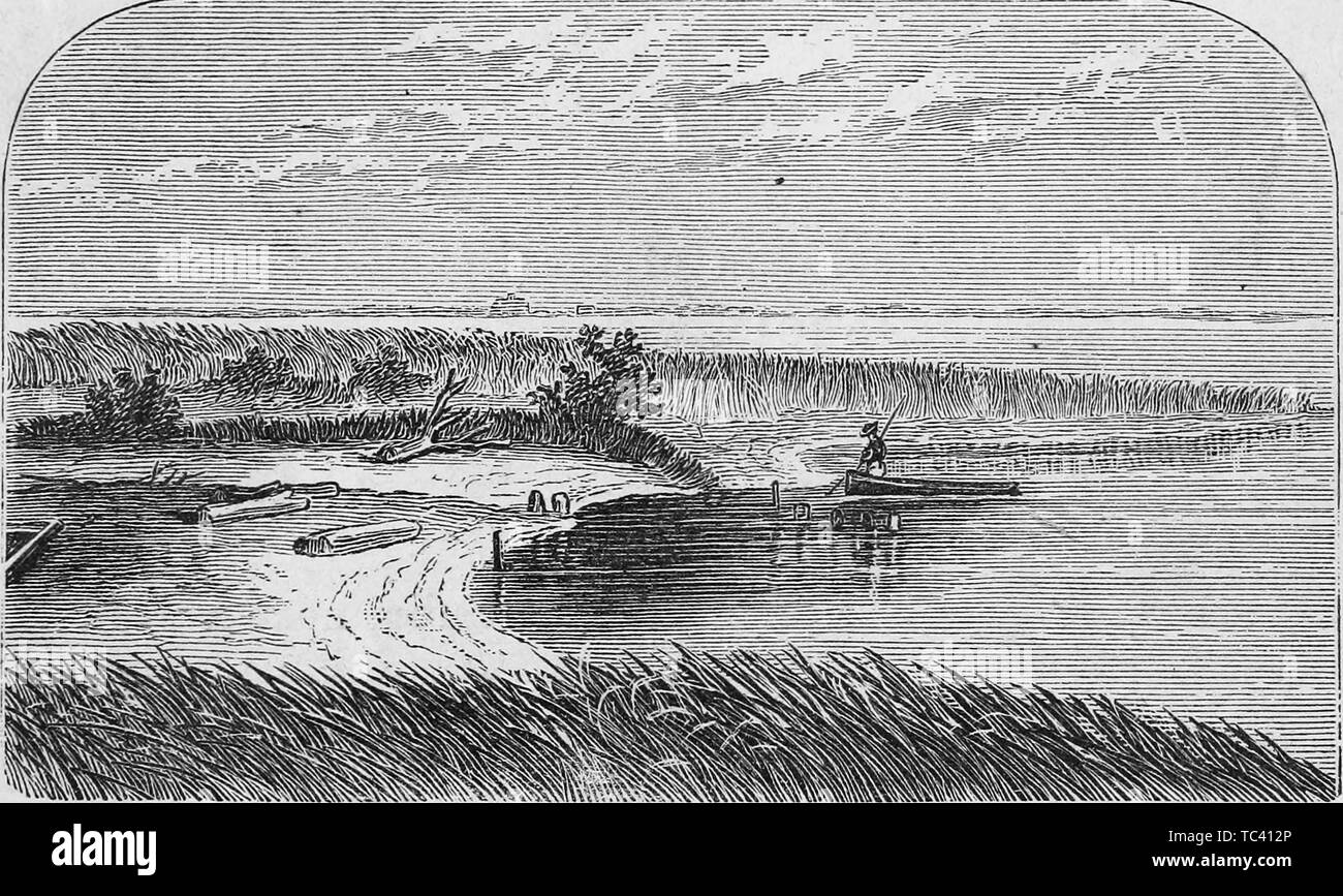 Gravur der ruinen von lafitte Stockfotos und bilder Kaufen Alamy