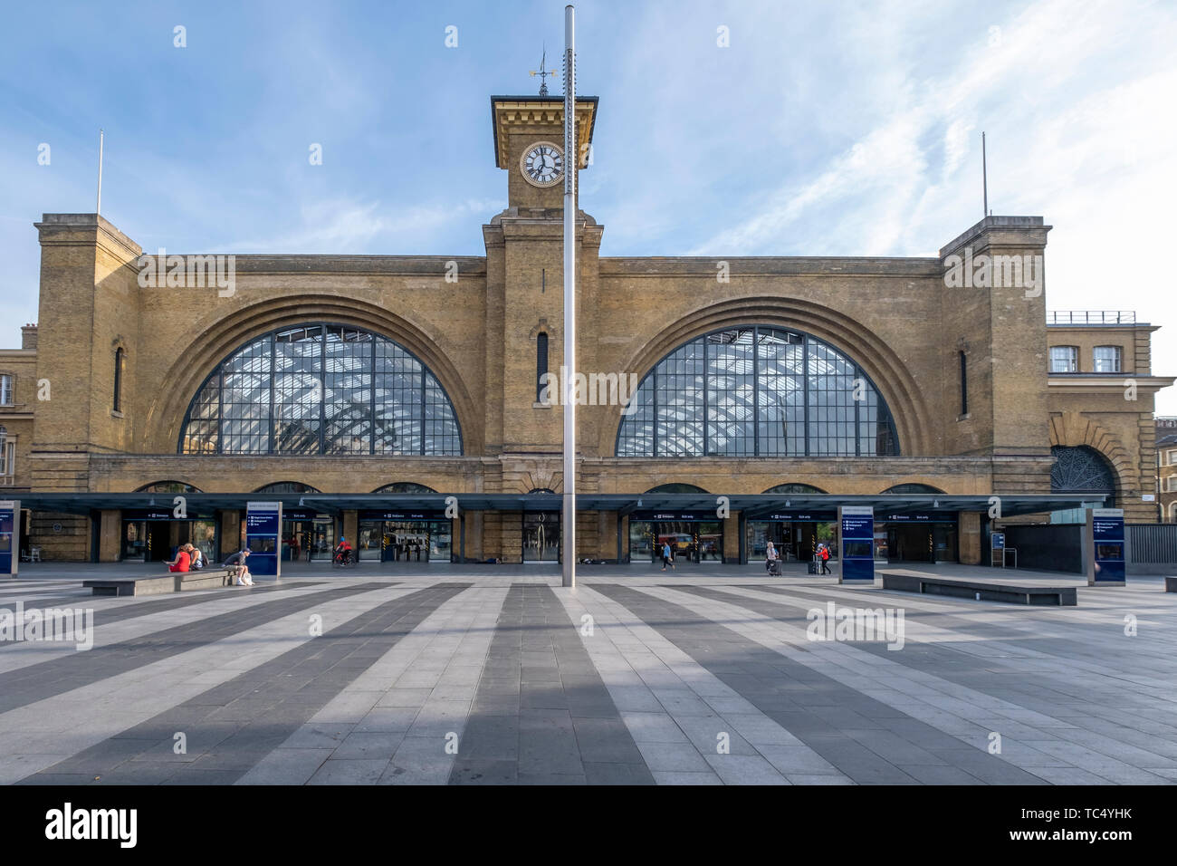 Der Bahnhof Kings Cross, London, England Stockfoto