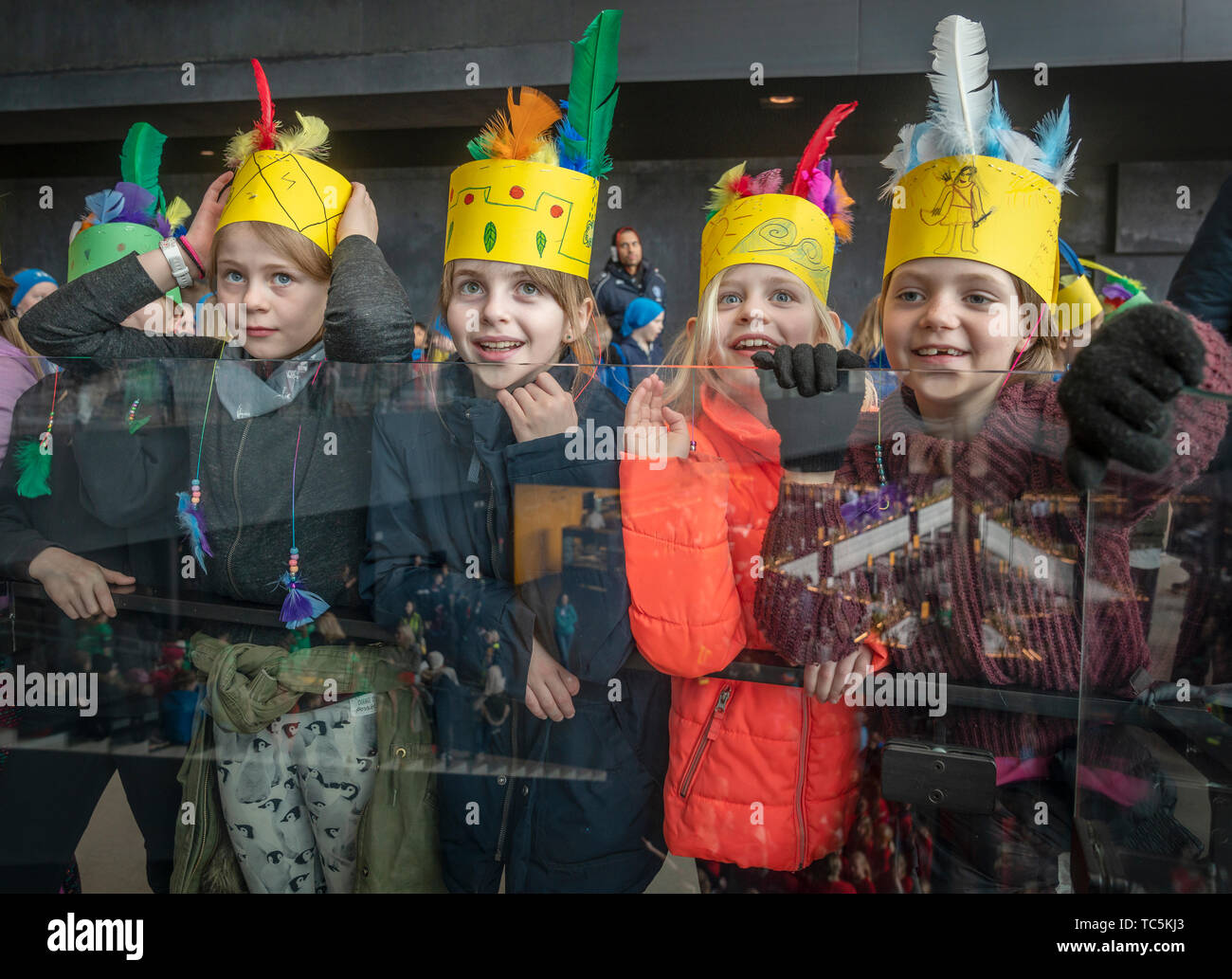 Jährliche Kinder- kulturelles Fest, Reykjavik, Island Stockfoto