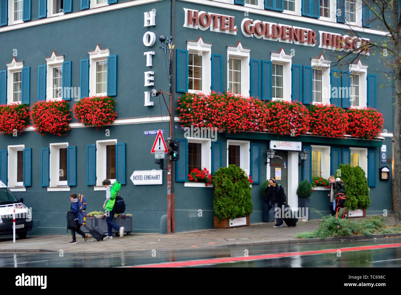 Goldener Girsch Hotel, Bayreuth, Oberfranken, Bayern, Bayern, Deutschland, Europa Stockfoto