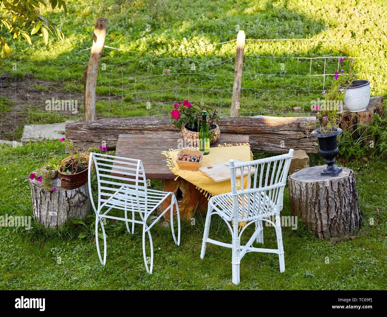 Garten Liegestuhl Urain Apartments Baskische Bauernhaus Deba