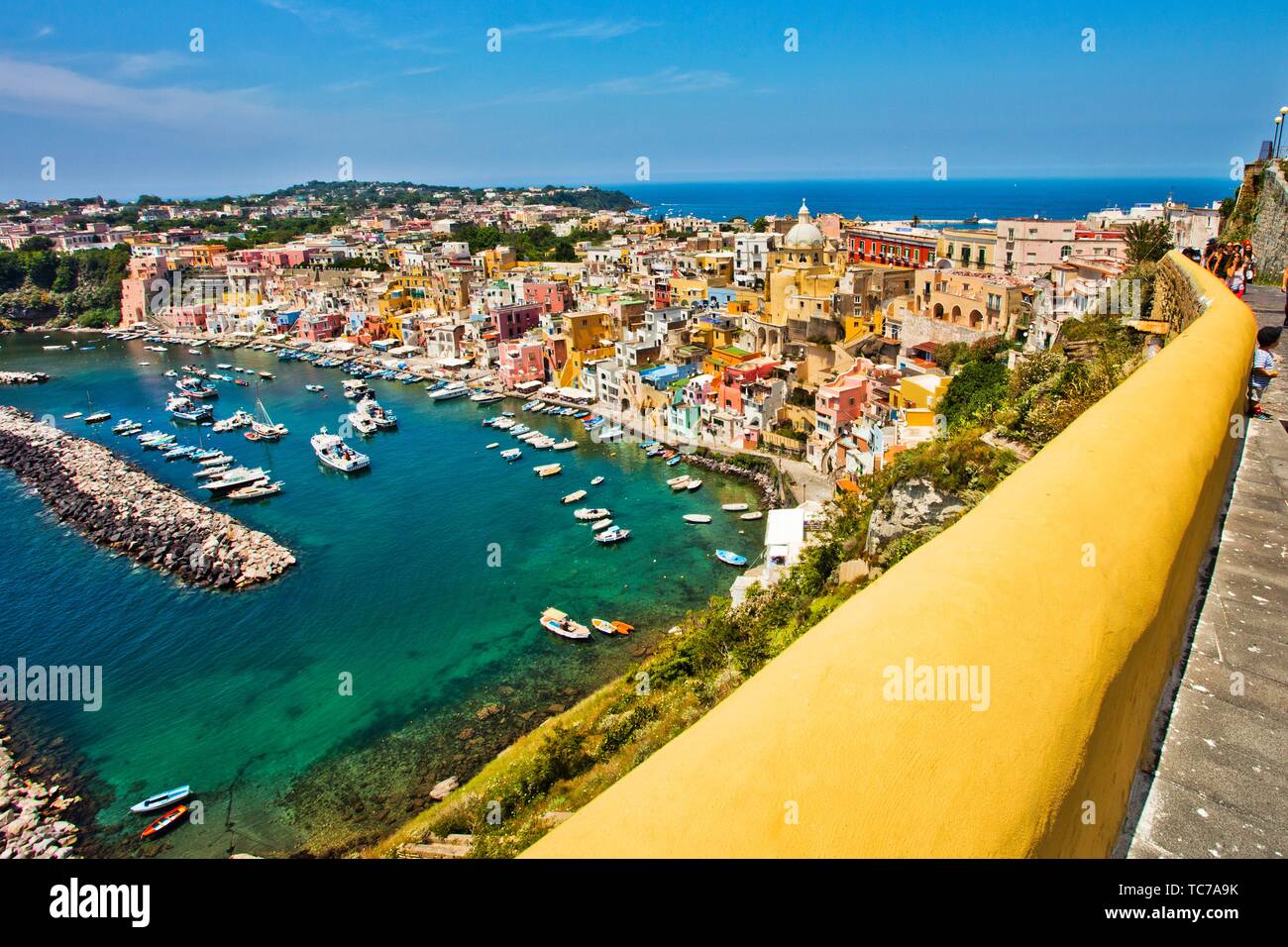 Procida, Phlegräischen Inseln, Golf von Neapel, Golf von Neapel, Italien, Europa. Stockfoto