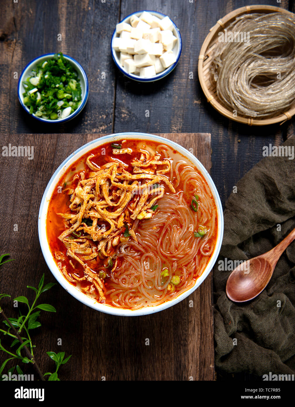 Henan snack Xianxian tofu Küche Stockfoto