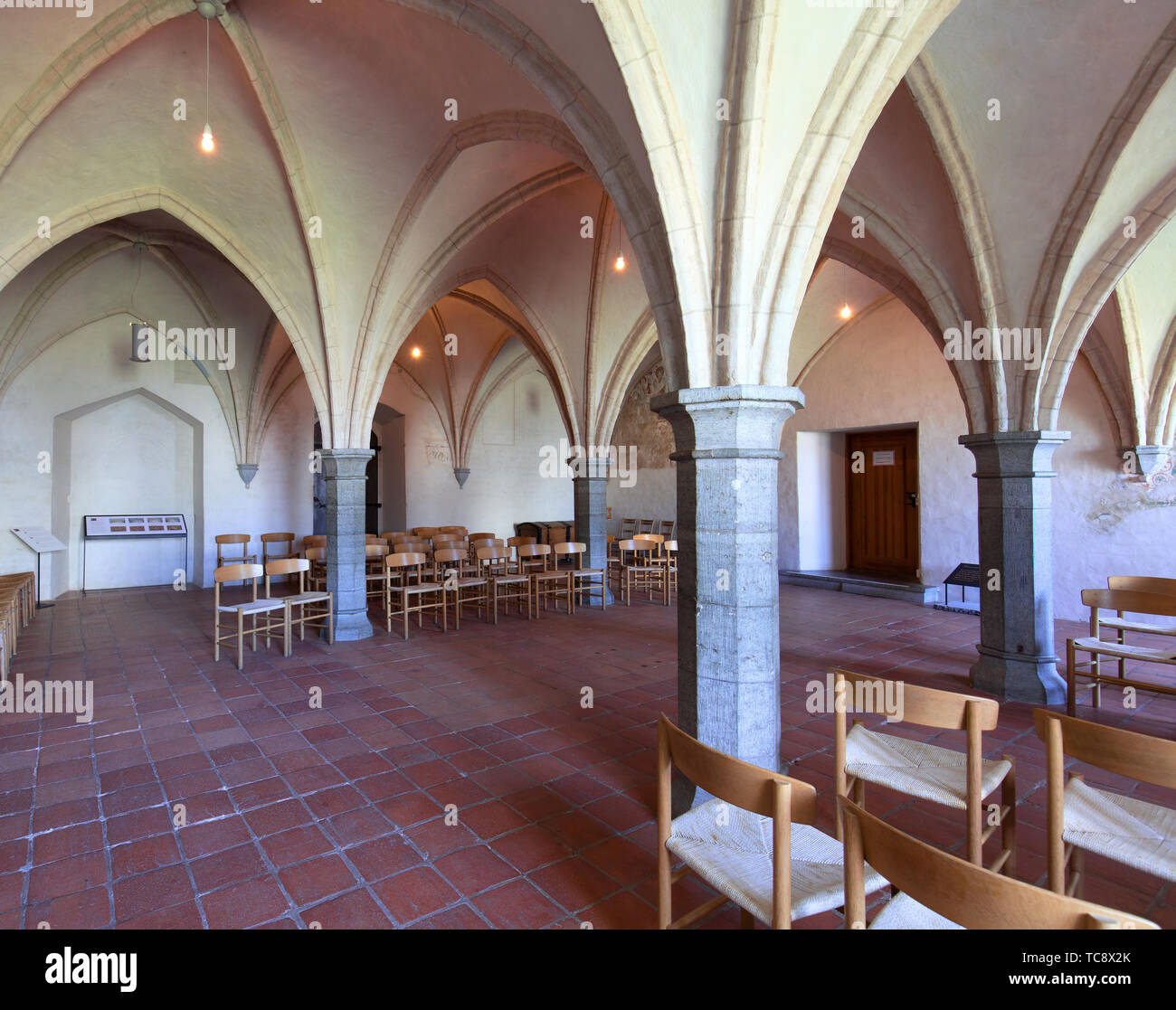 In Sancta Birgitta Klostermuseum, Vadstena, Schweden Stockfoto