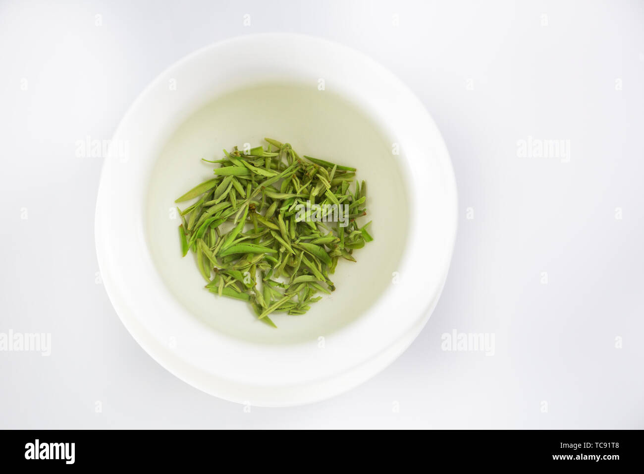 Spezielle hochwertige einzelne Knospe vor Mao Jian in Xinyang Stockfoto