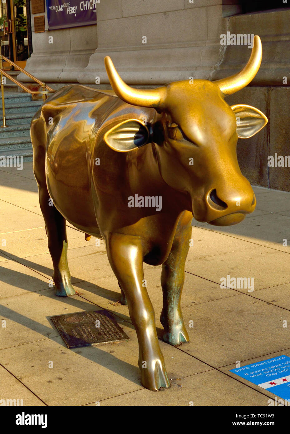 Straße Taurus Skulptur Stockfoto