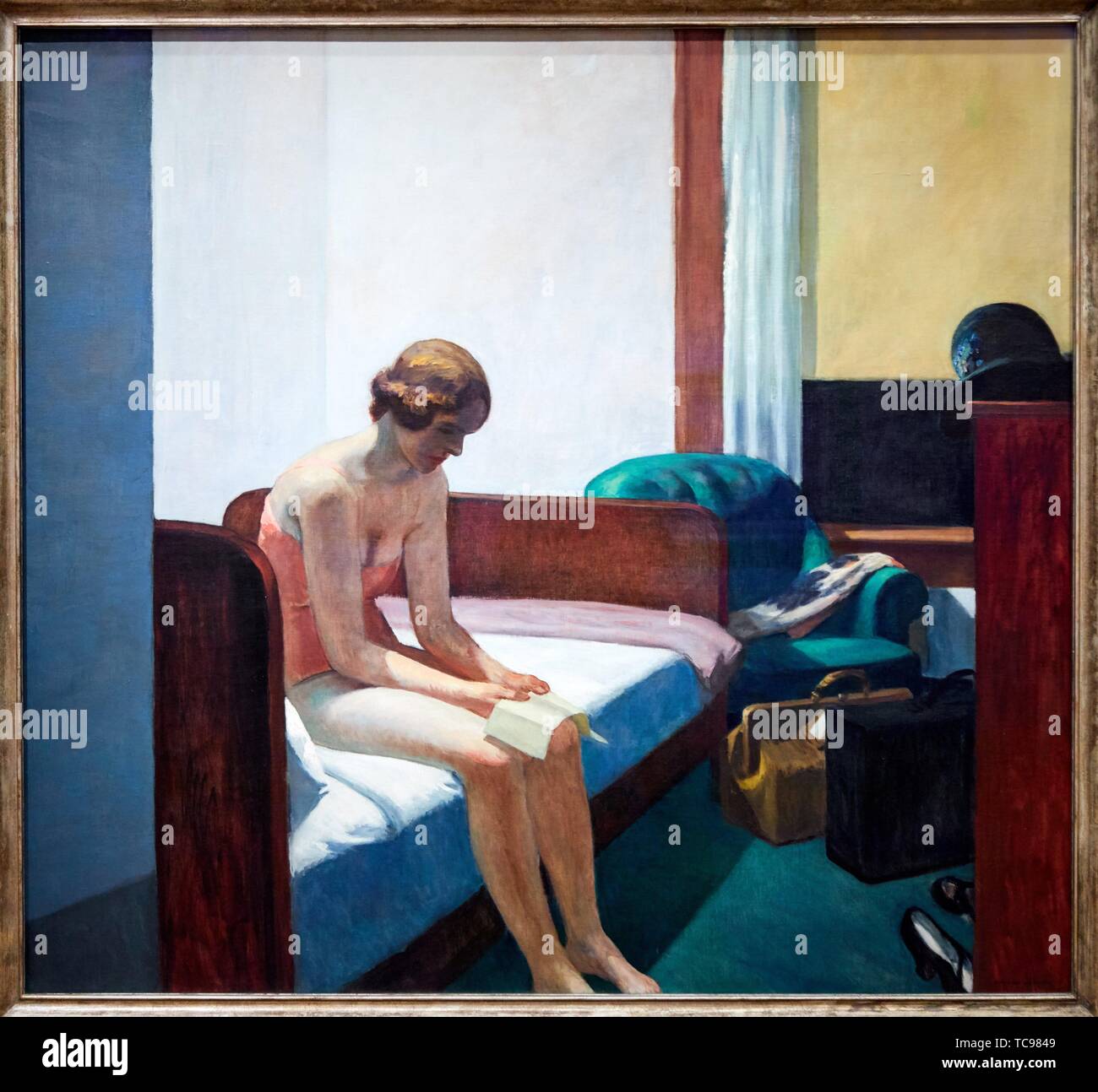 Hotel Zimmer'', 1931, Edward Hopper, Thyssen Bornemisza Museum, Madrid, Spanien, Europa