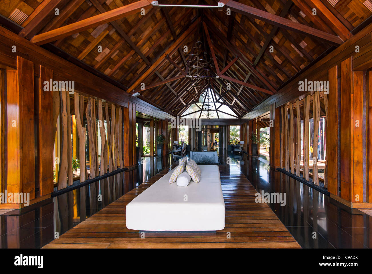 Four Seasons Resort Mauritius Four Seasons Stockfoto