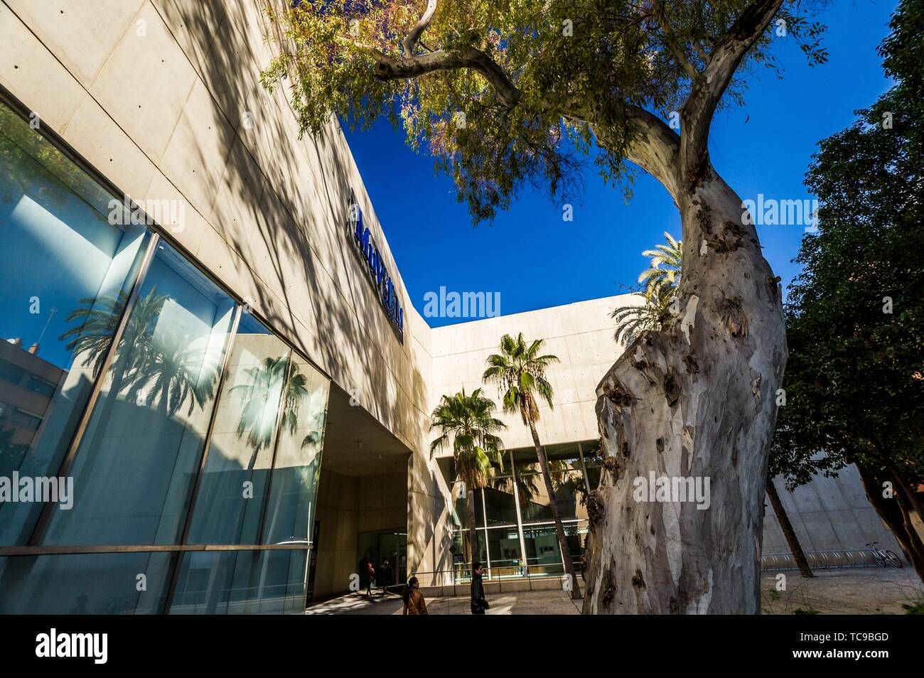 MUVIM ist der Die valencianische Museum der Aufklärung und der Moderne, in Valencia, Spanien. Stockfoto