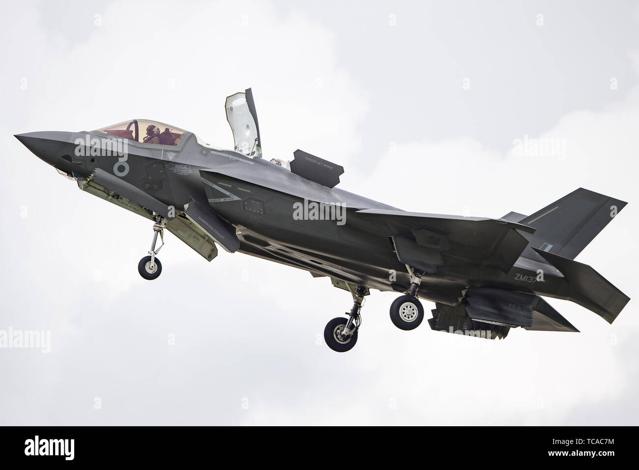 RAF-Aktien B F-35 Stealth Fighter mit Royal Navy Stockfoto