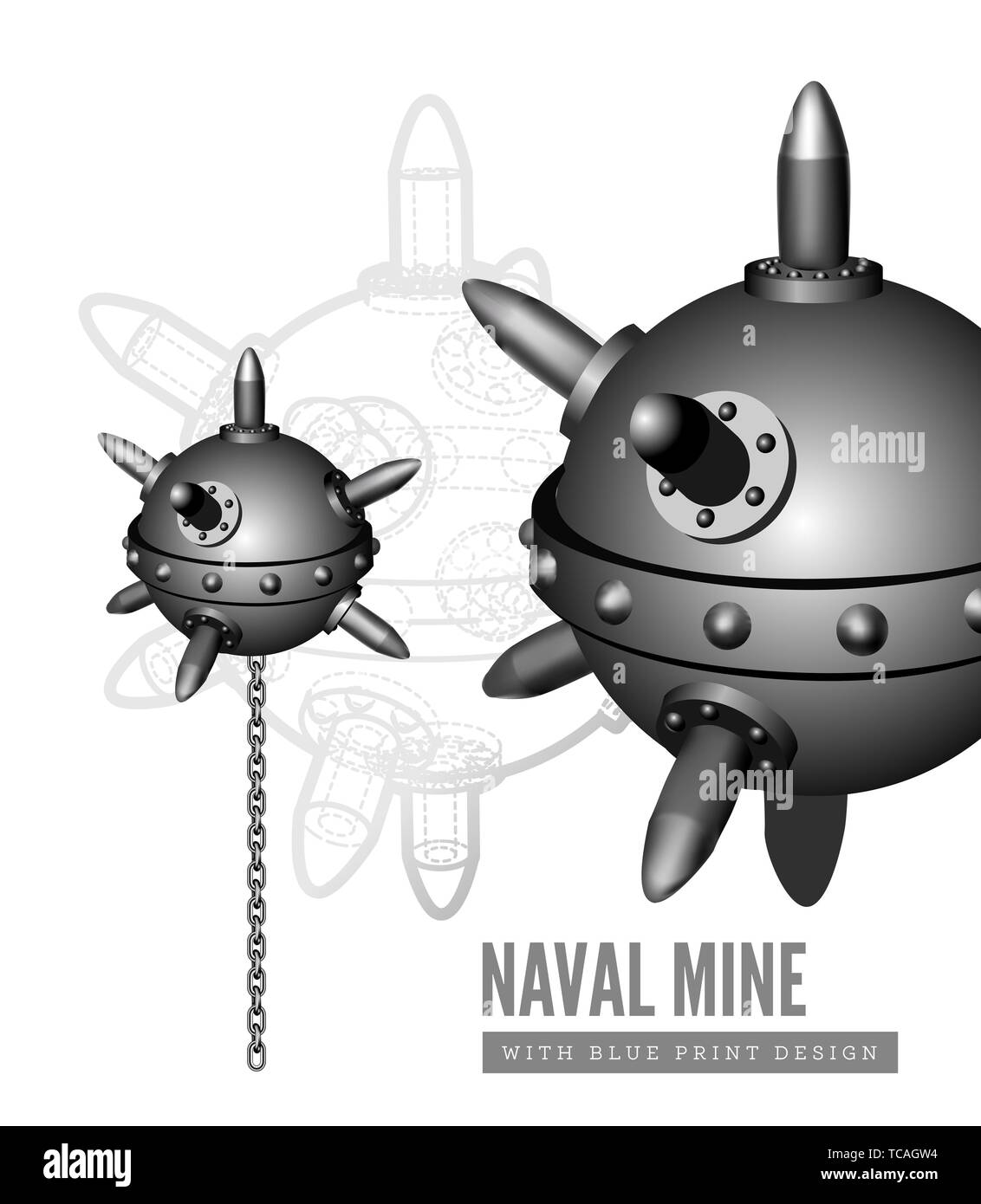Naval Rising Mine Naval Mine Stockfotos und -bilder Kaufen - Alamy